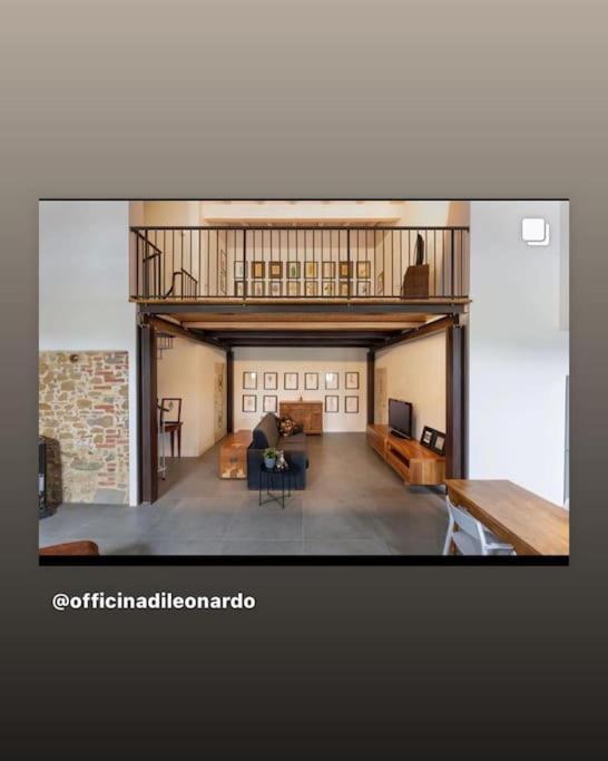 Loft Officina Di Leonardo Nel Centro Di Vinci Lägenhet Exteriör bild